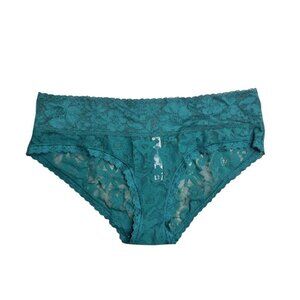 Victoria’s Secret Green Floral Lace Panty – Size Large, Never Worn